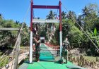 Pembangunan Jembatan Perintis Garuda di Dusun Bulu Bawang kini memasuki tahap finishing.